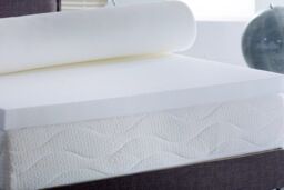 Rest Relax Memory Foam Mattress Topper 5000, 2 inch with Cover in White - Size: Single - thumbnail 2