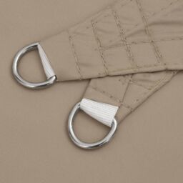 Berkfield Home Sunshade Sail Oxford Fabric Triangular 3x4x5 m Taupe - thumbnail 6