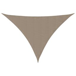 Berkfield Home Sunshade Sail Oxford Fabric Triangular 3x4x5 m Taupe - thumbnail 2