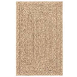 Berkfield Home Rug ZIZUR Beige 160x230 cm Jute Look Indoor & Outdoor - Size: Medium - thumbnail 4