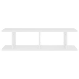 Berkfield Home Wall Shelves 2 pcs White 75x18x20 cm Engineered Wood - Size: 75 x 18 x 20 cm - thumbnail 5