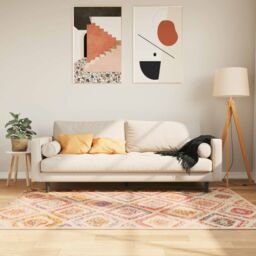 Berkfield Home Rug Washable Multicolour 120x180 cm Anti Slip - Size: 100 cm diameter - thumbnail 1
