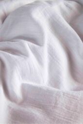 CHRISTY Double Layered Relaxed Retreat Luxury Cotton Duvet Cover Sets in White - Size: Super King - thumbnail 3