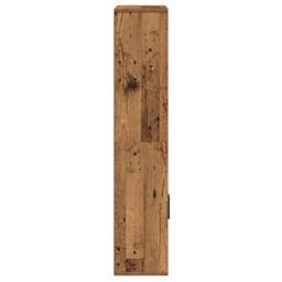 Berkfield Home Durable Bookcase Old Wood 60x24x120 cm Engineered Wood in Brown - Size: 60 x 24 x 120 cm - thumbnail 5
