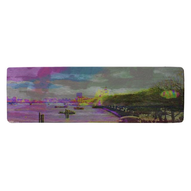 Benjamin Tate Design London Bridge View Runner Rug in Natural - Size: 67 cm x 230 cm - image 1