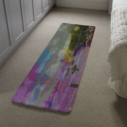Benjamin Tate Design London Bridge View Runner Rug in Natural - Size: 67 cm x 230 cm - thumbnail 4
