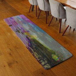 Benjamin Tate Design London Bridge View Runner Rug in Natural - Size: 67 cm x 230 cm - thumbnail 2