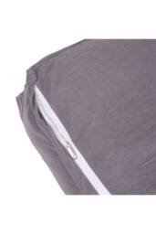 Living and Home Washable Headboard Wedge Pillow with Storage Pocket in Grey - Size: Large - thumbnail 6