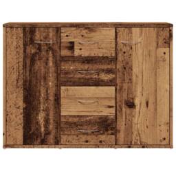 Berkfield Home Sideboard Old Wood 88x30x64 cm Engineered Wood in Brown - Size: 88 x 30 x 64 cm - thumbnail 4