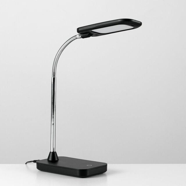 ValueLights Polaris Adjustable Black Table Lamp Dimmable - image 1