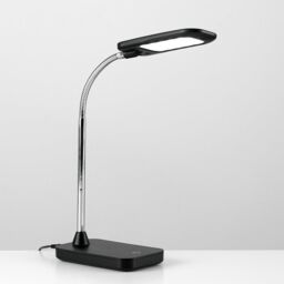 ValueLights Polaris Adjustable Black Table Lamp Dimmable - thumbnail 3