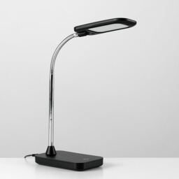 ValueLights Polaris Adjustable Black Table Lamp Dimmable - thumbnail 1