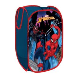 Spider-Man Logo Laundry Bin in Dark Blue - thumbnail 1