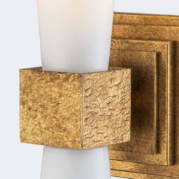 Netlighting Kristy Candle Wall Lamp Contemporary Distressed Gold 1x E27 - thumbnail 2