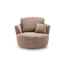 Abakus Direct Jumbo Swivel Chair Brown - thumbnail 2