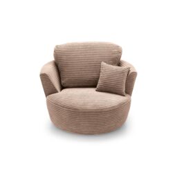 Abakus Direct Jumbo Swivel Chair Brown - thumbnail 5