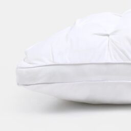 OHS Quilted Pillow Hotel Quality Luxury Filled Soft Bounce Back Plump in White - thumbnail 7