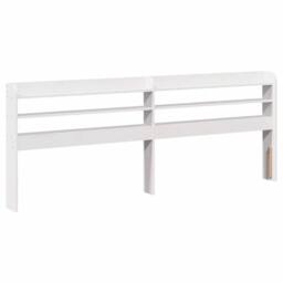 Berkfield Home Beautiful Bed Frame without Mattress White 180x200 cm Super King - thumbnail 8