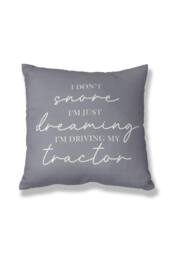 Martex Filled Cushion 100% Polyester - 45 x 45cm - Dreaming of my tractor in Grey - Size: 45 cm x 45 cm - thumbnail 1