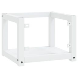 Berkfield Home Wall-mounted Bathroom Washbasin Frame White 40x38x31 cm Iron - Size: 40 x 38 x 31 cm - thumbnail 5