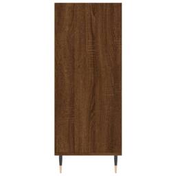 Berkfield Home Highboard Brown Oak 57x35x90 cm Engineered Wood - Size: 57 x 35 x 90 cm - thumbnail 5