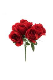 KDMD Rose Bush Red Artificial Flowers - thumbnail 5