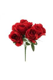 KDMD Rose Bush Red Artificial Flowers - thumbnail 6