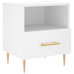 Berkfield Home Bedside Cabinets 2 pcs White 40x35x47.5 cm Engineered Wood - thumbnail 5