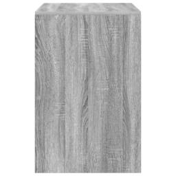 Berkfield Home Desk Grey Sonoma 80x50x76 cm Engineered wood - Size: 80 x 50 x 76 cm - thumbnail 6