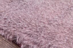 The Linen Consultancy TLC 5 Star Hotel Concept Tipped Luxury Faux Fur Amethyst Rug in Purple - Size: 120 cm x 170 cm - thumbnail 3