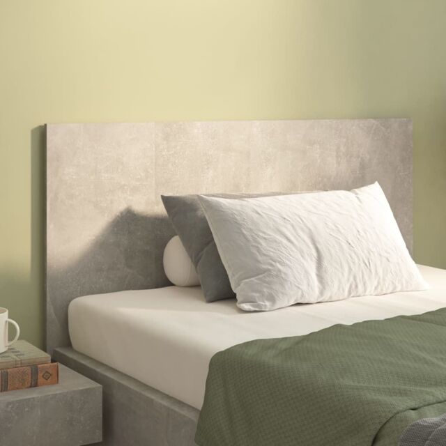 Berkfield Home Bed Headboard Concrete Grey 120x1.5x80 cm Engineered Wood - image 1