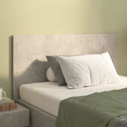 Berkfield Home Bed Headboard Concrete Grey 120x1.5x80 cm Engineered Wood - thumbnail 1