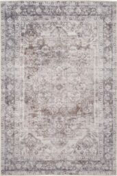 Kukoon Grey Distressed Soft Washable & Liquid Repellent Living Room Area Rug in Light Grey - Size: 240 cm x 330 cm - thumbnail 2