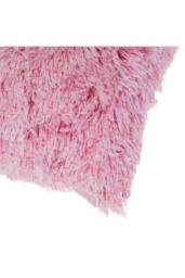 H&O Direct 45*45CM Square Tie-Dye Long Plush Throw Pillow Sofa Decor Pillow in Pink - Size: 45 cm x 45 cm - thumbnail 4