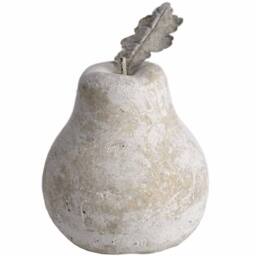Lemon Pavilion Furniture and Decor Pear Medium - Stone - L15 x W15 x H18 cm - Cream - thumbnail 1