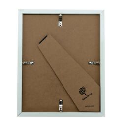 "Nicola Spring 3D Box Photo Frame - 8 x 10"" with 5 x 7"" Mount - Ivory Mount in White" - thumbnail 5