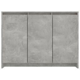Berkfield Home Sideboard Concrete Grey 102x33x75 cm Engineered Wood - Size: 102 x 33 x 75 cm - thumbnail 6