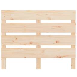 Berkfield Home Headboard 90x3x80 cm Solid Wood Pine in Natural - Size: 90 x 3 x 80 cm - thumbnail 4