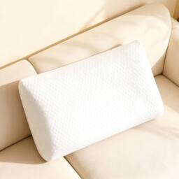 Lavio Contour Pillow Memory Foam Neck Support Pressure Relief Hypoallergenic in White - thumbnail 2