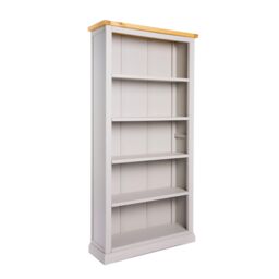 Cabinet Bits Bookcase with plinth 180x90x30cm in Light Grey - Size: 180 x 90 x 30 cm - thumbnail 2