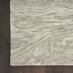 The Rug Shop UK Grey Handmade Wool Modern Abstract Cotton Backing Area Rug - Size: 240 cm x 300 cm - thumbnail 5