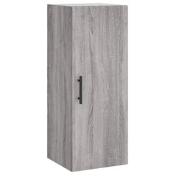 Berkfield Home Wall Mounted Cabinet Grey Sonoma 34.5x34x90 cm - thumbnail 2