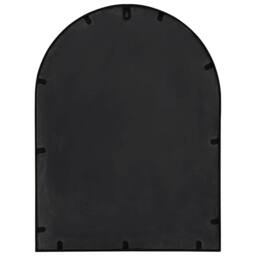 Berkfield Home Garden Mirror Black 60x45 cm Iron for Outdoor Use - thumbnail 4