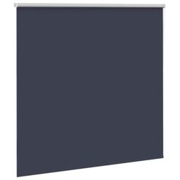Berkfield Home Roller Blind Blackout Marine 160x150 cm Fabric Width 156.6 cm Polyester in Blue - thumbnail 3