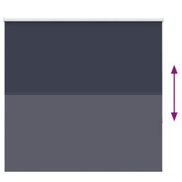 Berkfield Home Roller Blind Blackout Marine 160x150 cm Fabric Width 156.6 cm Polyester in Blue - thumbnail 5