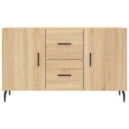 Berkfield Home Sideboard Sonoma Oak 100x36x60 cm Engineered Wood in Brown - Size: 100 x 36 x 60 cm - thumbnail 6
