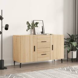 Berkfield Home Sideboard Sonoma Oak 100x36x60 cm Engineered Wood in Brown - Size: 100 x 36 x 60 cm