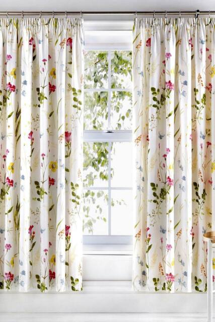 Dreams & Drapes 'Spring Glade' Pair of Pencil Pleat Curtains - Size: 168 cm width x 183 cm drop - image 1