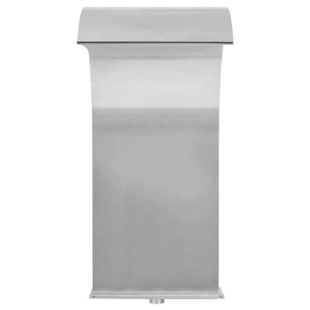 Berkfield Home Pool Fountain Stainless Steel 45x30x65 cm Silver - Size: 45 x 30 x 65 cm - image 1