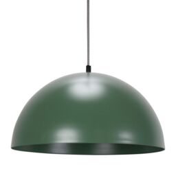 ValueLights Stassi Mushroom Dome Metal Drop Hanging Pendant Ceiling Light with LED Bulb in Green - thumbnail 2
